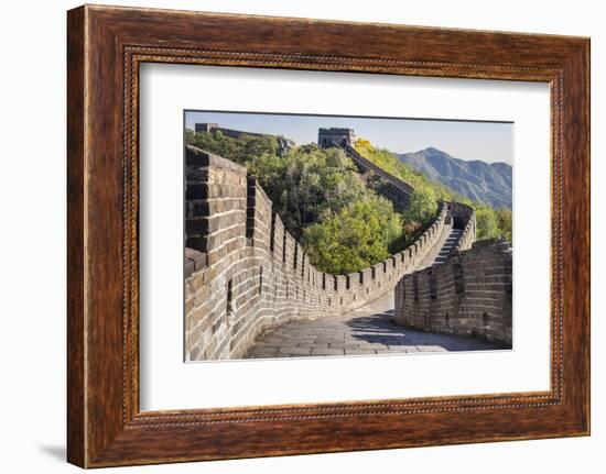 Great Wall of China, UNESCO World Heritage Site, Mutianyu, China, Asia-Janette Hill-Framed Photographic Print