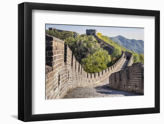 Great Wall of China, UNESCO World Heritage Site, Mutianyu, China, Asia-Janette Hill-Framed Photographic Print