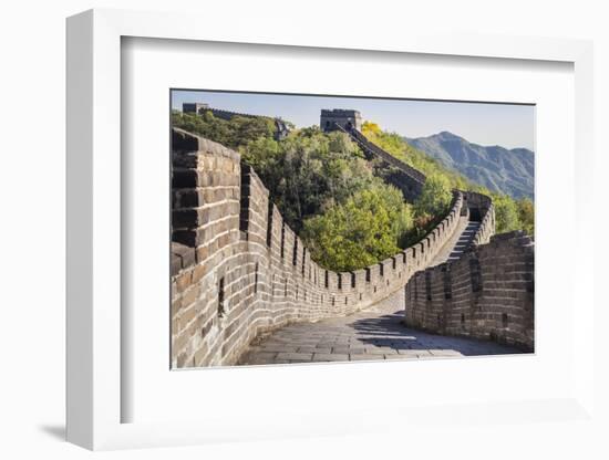 Great Wall of China, UNESCO World Heritage Site, Mutianyu, China, Asia-Janette Hill-Framed Photographic Print