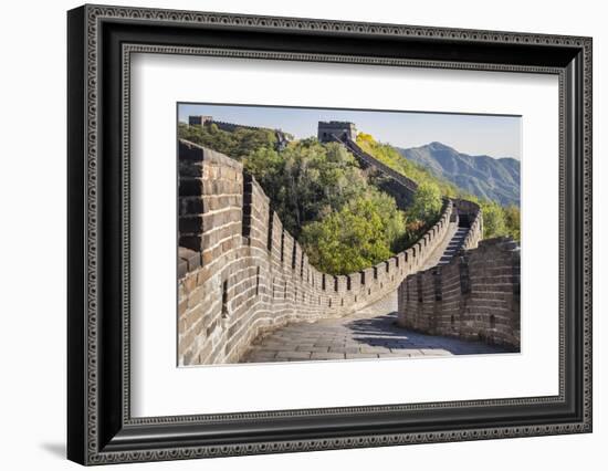 Great Wall of China, UNESCO World Heritage Site, Mutianyu, China, Asia-Janette Hill-Framed Photographic Print
