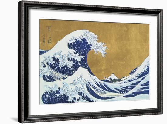 Great Wave Of Kanagawa (after Katsushika Hokusai)-Eccentric Accents-Framed Art Print