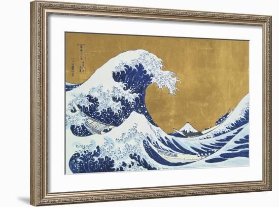 Great Wave Of Kanagawa (after Katsushika Hokusai)-Eccentric Accents-Framed Art Print