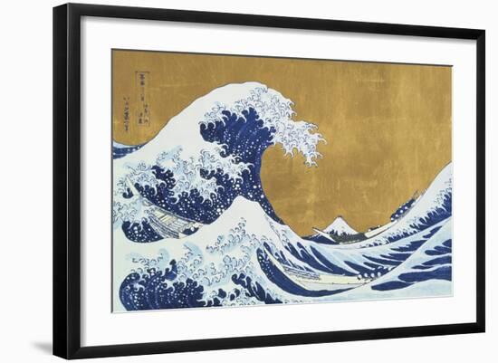 Great Wave Of Kanagawa (after Katsushika Hokusai)-Eccentric Accents-Framed Art Print