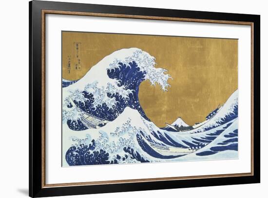 Great Wave Of Kanagawa (after Katsushika Hokusai)-Eccentric Accents-Framed Art Print