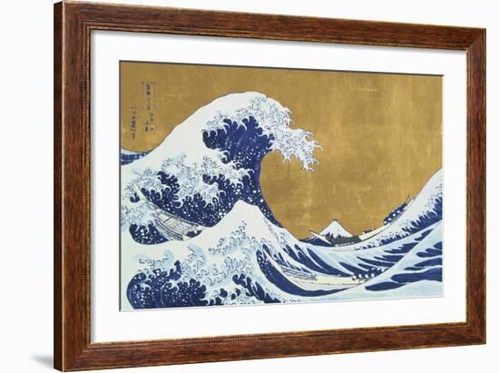 Great Wave Of Kanagawa (after Katsushika Hokusai)-Eccentric Accents-Framed Art Print