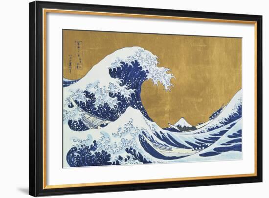 Great Wave Of Kanagawa (after Katsushika Hokusai)-Eccentric Accents-Framed Art Print