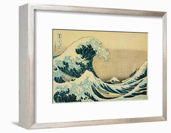 Great Wave Off Kanagawa-Katsushika Hokusai-Framed Art Print