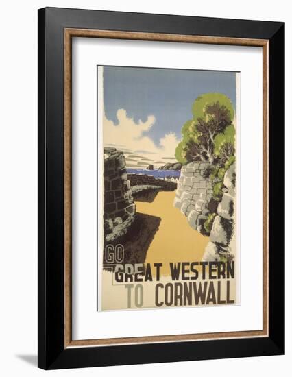 Great Western to Cornwall-null-Framed Art Print