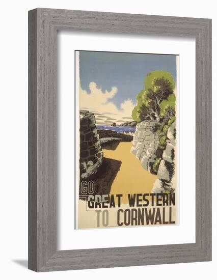 Great Western to Cornwall-null-Framed Art Print