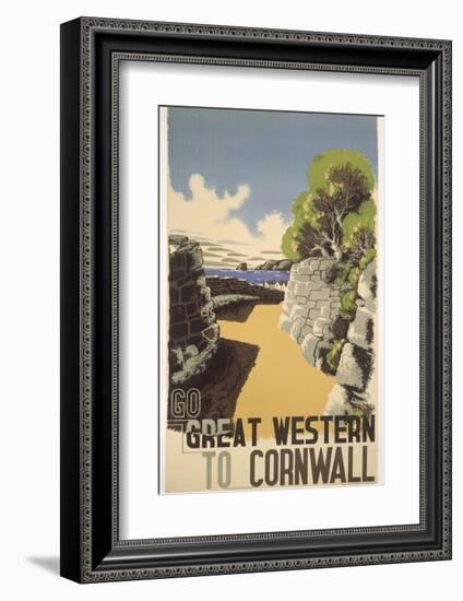 Great Western to Cornwall-null-Framed Art Print