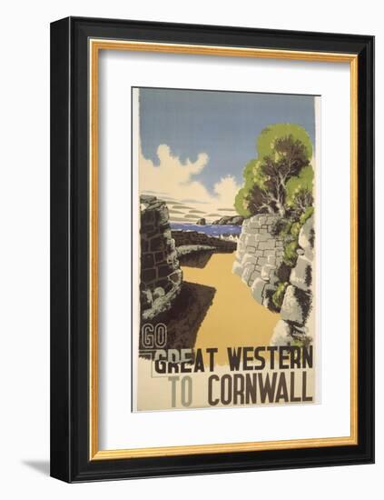 Great Western to Cornwall-null-Framed Art Print