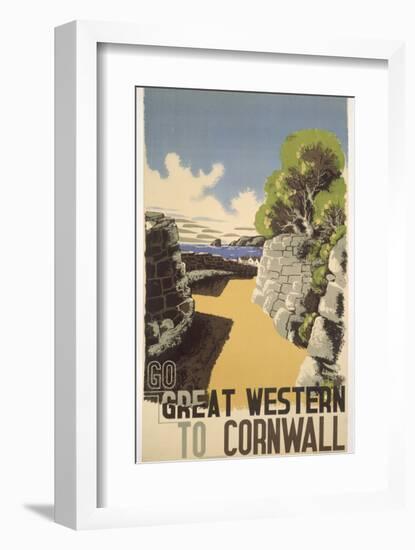 Great Western to Cornwall-null-Framed Art Print