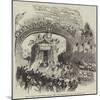 Great Whig Mass Meeting at New York, the Procession Passing the Gothic Hall-null-Mounted Giclee Print