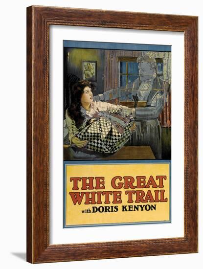 Great White Trail-null-Framed Art Print