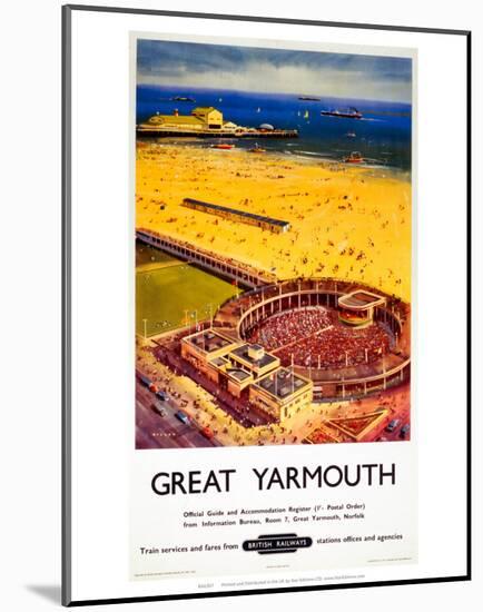 Great Yarmouth, BR (ER), c.1959-null-Mounted Art Print