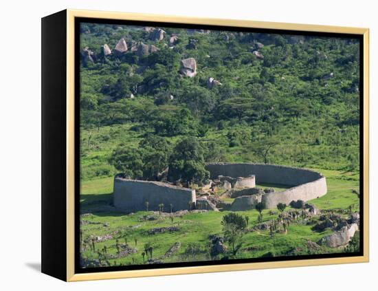 Great Zimbabwe National Monument, UNESCO World Heritage Site, Zimbabwe, Africa-Groenendijk Peter-Framed Premier Image Canvas