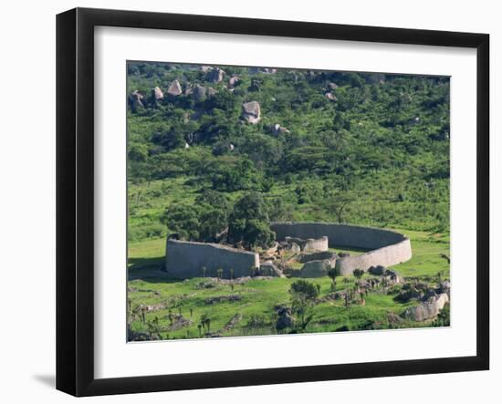 Great Zimbabwe National Monument, UNESCO World Heritage Site, Zimbabwe, Africa-Groenendijk Peter-Framed Photographic Print