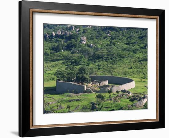 Great Zimbabwe National Monument, UNESCO World Heritage Site, Zimbabwe, Africa-Groenendijk Peter-Framed Photographic Print