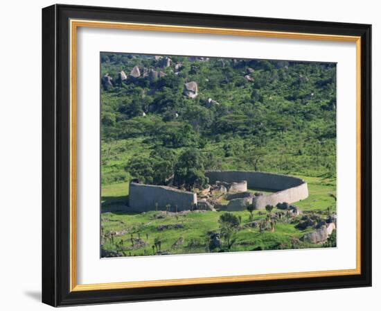 Great Zimbabwe National Monument, UNESCO World Heritage Site, Zimbabwe, Africa-Groenendijk Peter-Framed Photographic Print