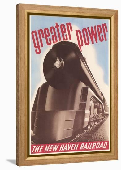 Greater Power, New Haven Railroad-null-Framed Stretched Canvas