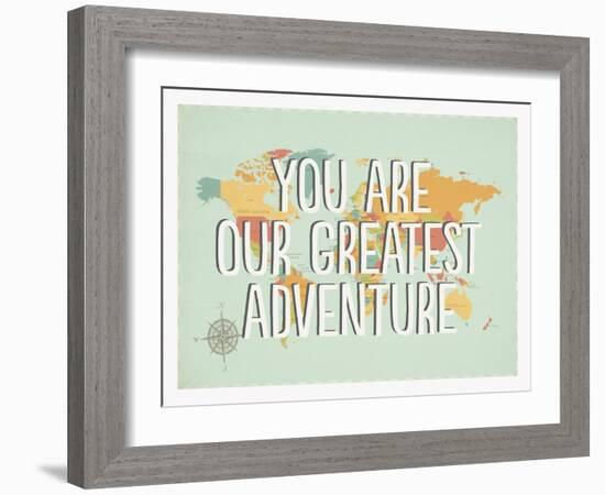 Greatest Adventure-Lila Fe-Framed Art Print