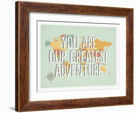 Greatest Adventure-Lila Fe-Framed Art Print