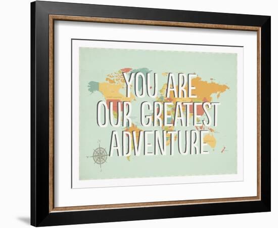 Greatest Adventure-Lila Fe-Framed Art Print