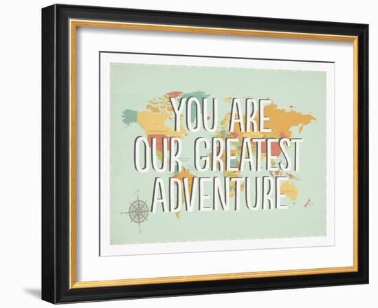 Greatest Adventure-Lila Fe-Framed Art Print
