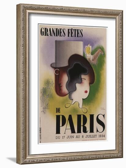 Greatfeasts of Paris-null-Framed Giclee Print