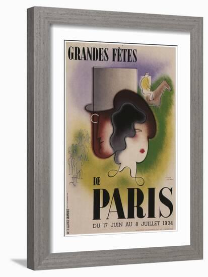 Greatfeasts of Paris-null-Framed Giclee Print