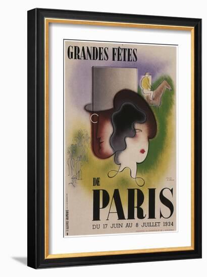 Greatfeasts of Paris-null-Framed Giclee Print