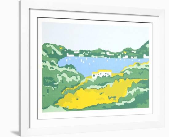 Grecian Coast II-Phyllis Sussman-Framed Limited Edition