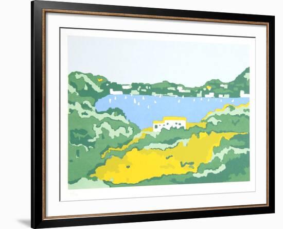 Grecian Coast II-Phyllis Sussman-Framed Limited Edition