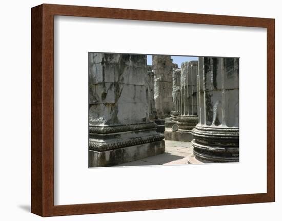 Greco-Roman temple of Apollo at Didyma, 2nd century. Artist: Unknown-Unknown-Framed Photographic Print