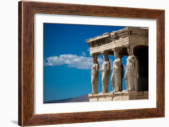 Greece Athens Acropolis Statues-Vladimir Kostka-Framed Art Print