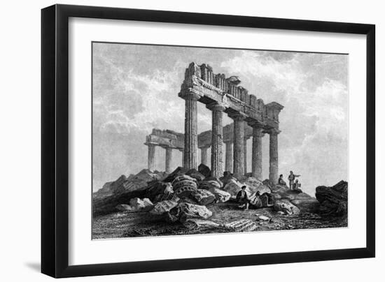 Greece Athens-W Page-Framed Art Print