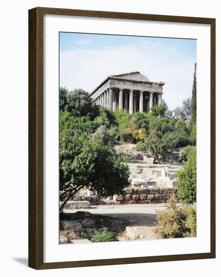 Greece, Attica, Athens, Agora, Temple of Hephaestus also known as Temple of Theseus-null-Framed Giclee Print