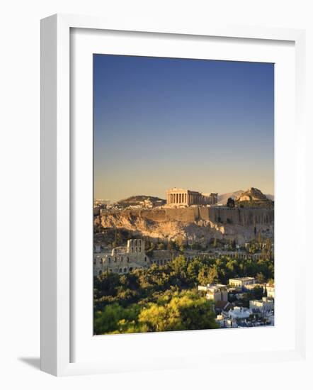 Greece, Attica, Athens, the Acropolis and Parthenon-Michele Falzone-Framed Photographic Print