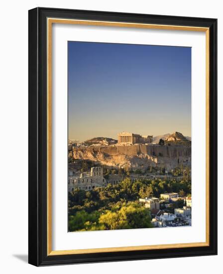 Greece, Attica, Athens, the Acropolis and Parthenon-Michele Falzone-Framed Photographic Print