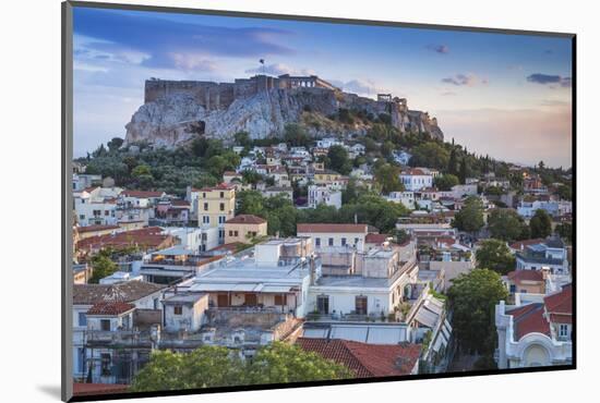 Greece, Attica, Athens, View of Plaka and the Acropolis-Jane Sweeney-Mounted Photographic Print