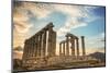 Greece, Attica, Cape Sounion, Temple of Poseidon-Jane Sweeney-Mounted Photographic Print