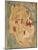 Greece, Chios Island, Chio Scio from the Latin Manuscript-Ippolito Caffi-Mounted Giclee Print