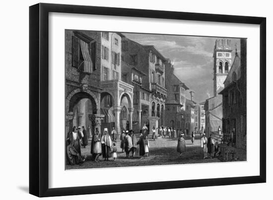 Greece Corfu-Samuel Prout-Framed Art Print