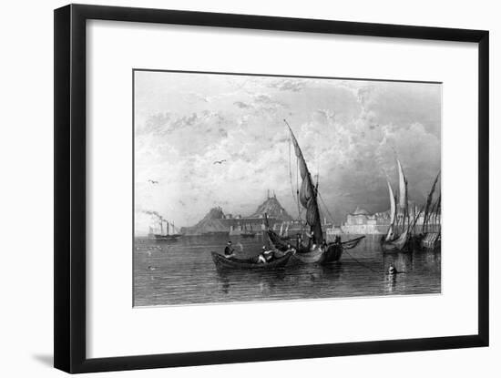 Greece Corfu-Thomas Allom-Framed Art Print