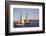 Greece, Crete, Chania, Port Entrance, Sailboat-Catharina Lux-Framed Photographic Print