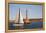 Greece, Crete, Chania, Port Entrance, Sailboat-Catharina Lux-Framed Premier Image Canvas