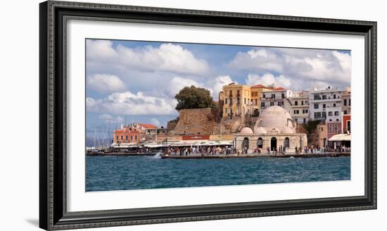 Greece, Crete, Chania, Venetian Harbour, Mosque-Catharina Lux-Framed Photographic Print