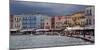 Greece, Crete, Chania, Venetian Harbour, Waterside Promenade-Catharina Lux-Mounted Photographic Print