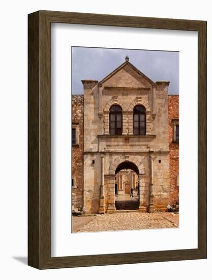 Greece, Crete, National Sanctuary Moni Arkadi, Portal-Catharina Lux-Framed Photographic Print