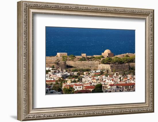 Greece, Crete, Rethimnon, Fortezza, Distant View-Catharina Lux-Framed Photographic Print